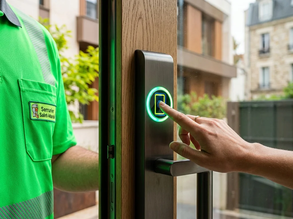 Smart lock connecté NFC / empreinte à Saint-Mandé